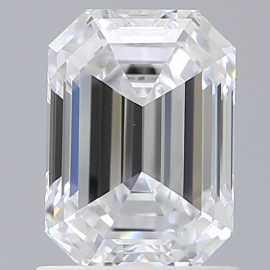 1.57 Carat - D - VVS2 - Cut - EMERALD