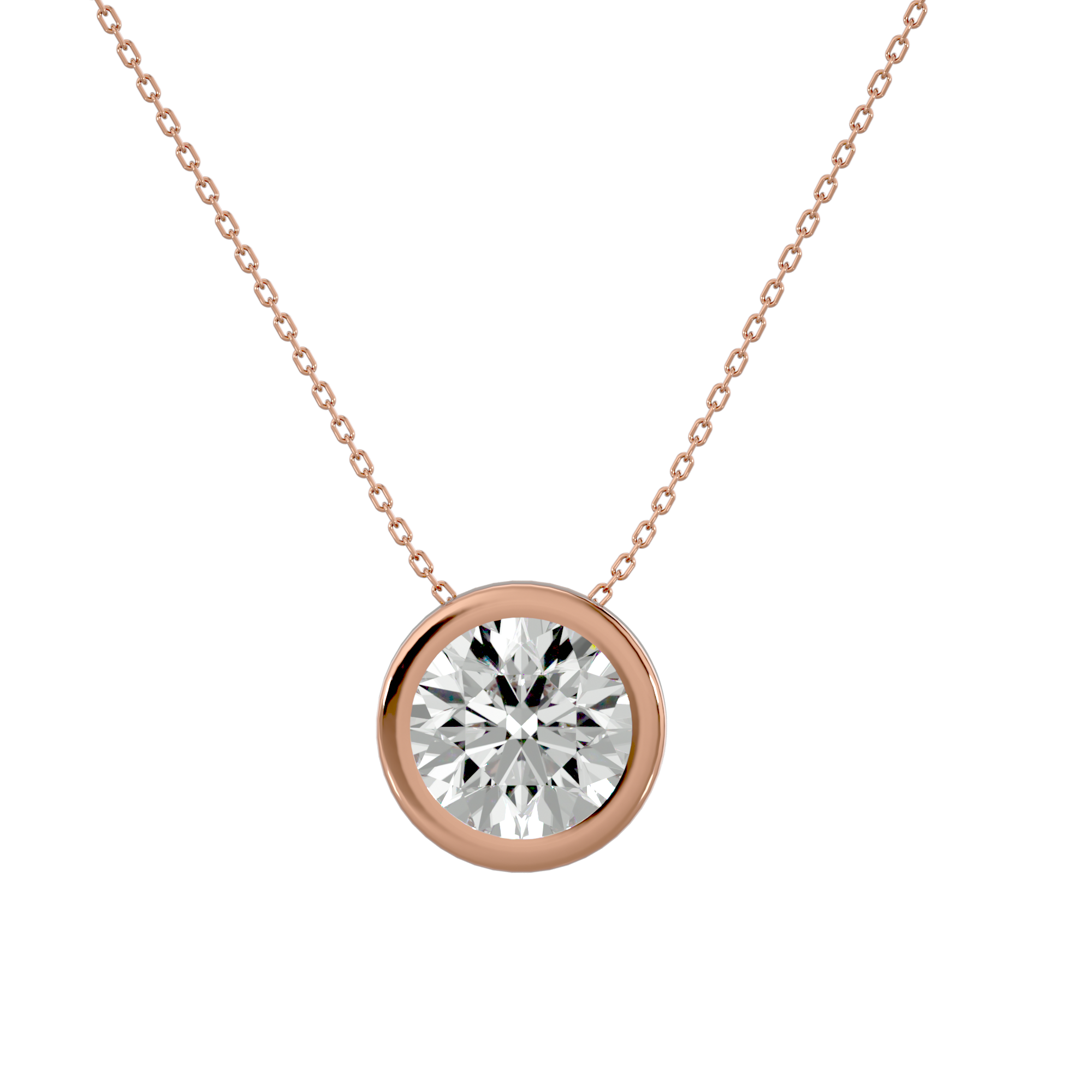 14k Rose Gold elegant looking Necklace