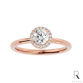 Product photo of Elegant Round Halo Diamond Ring