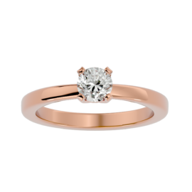 Elegant Lab-Grown Diamond Solitaire Engagement Ring