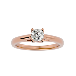 Elegant Lab-Grown Diamond Solitaire Ring