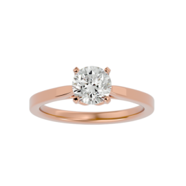 Eco-Chic Round Lab-Grown Diamond Solitaire