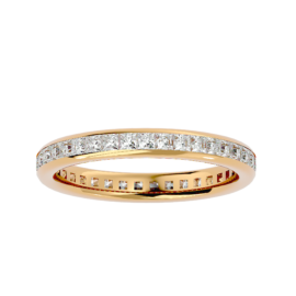 Product photo of Classic Princess-Cut Diamond Band