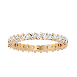 Classic Lab-Grown Diamond Eternity Band in 18K Gold