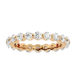 Lab-Grown Diamond Eternity Band in 18K Gold
