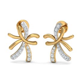 18KT Female Daily Wear 2 Earring
