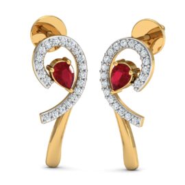 18KT Female Daily Wear 1.8 Earring