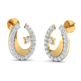 18KT Female Daily Wear 2.9 Earring
