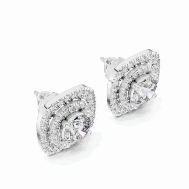 Swansea halo <span class="diamond">1.28 ct Earrings</span>