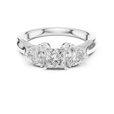 Temple Three <span class="diamond">Stone 0.40ct Ring</span>