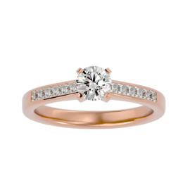 Classic Channel Lab-Grown Diamond Engagement Ring