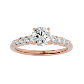 Glimmering Eternity Lab-Grown Diamond Engagement Ring