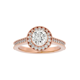 Vintage-Inspired Halo Lab-Grown Diamond Ring