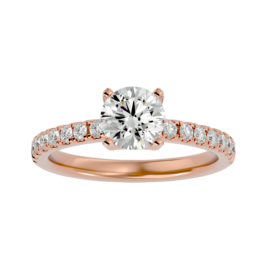 Radiant Solitaire Lab-Grown Diamond Engagement Ring