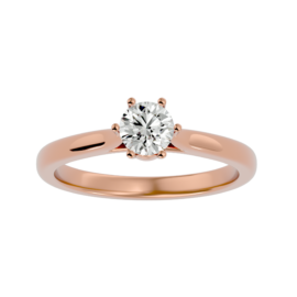 Timeless Solitaire Lab-Grown Diamond Ring