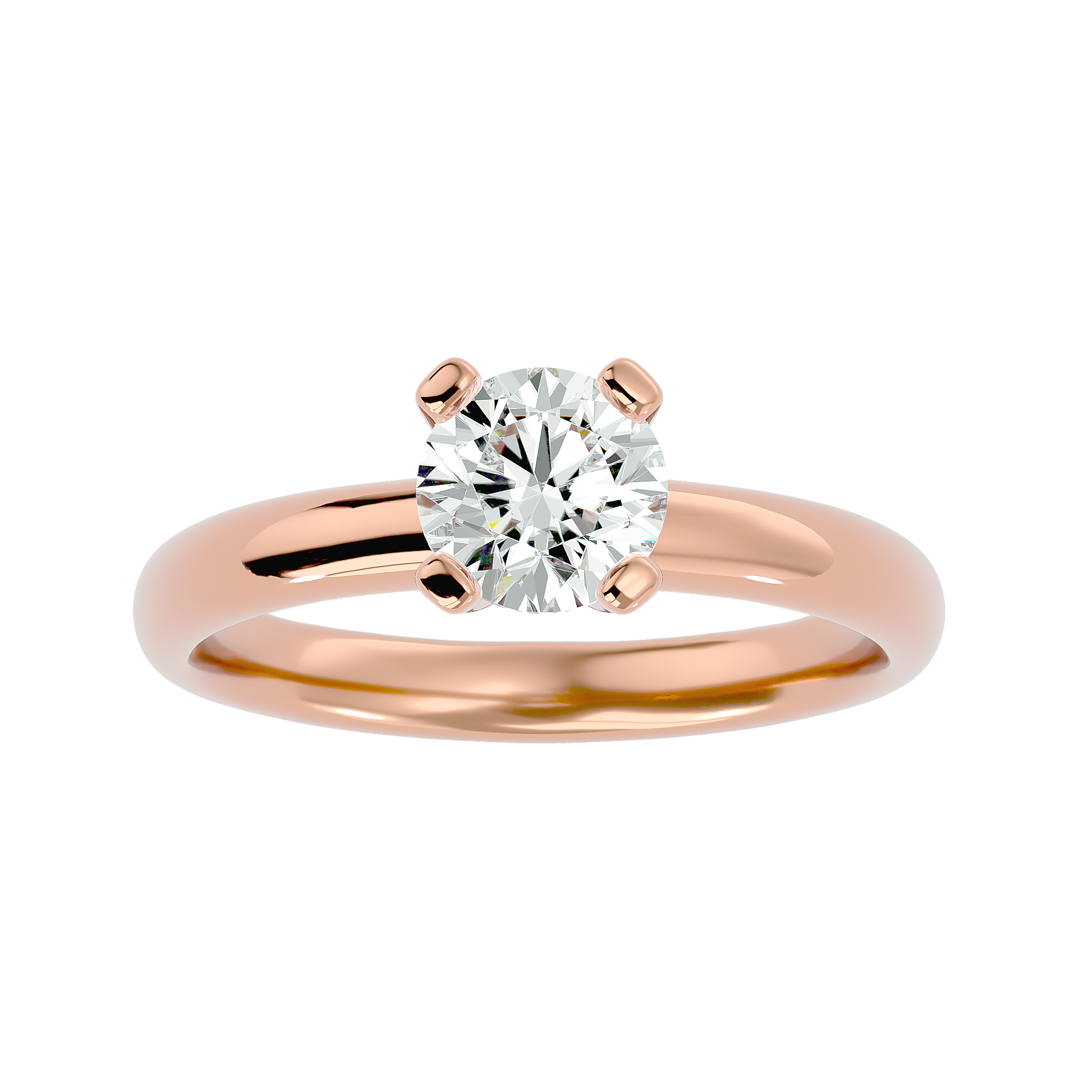 Timeless Lab-Grown Diamond Solitaire Engagement Ring