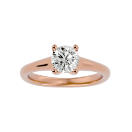 EcoLuxe Solitaire Diamond Ring