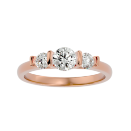 Trilogy Lab-Grown Diamond Engagement Ring