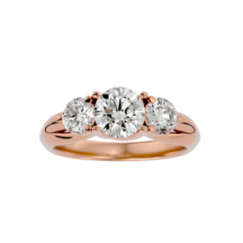 Classic Three-Stone Lab-Grown Diamond Ring