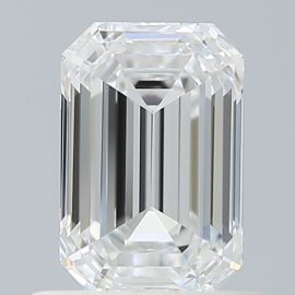 1 Carat - D - VVS2 - Cut - EMERALD