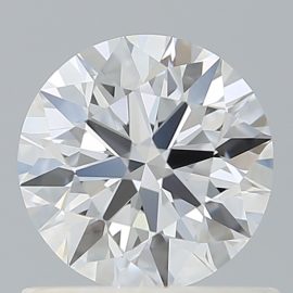 0.77 Carat - D - VVS2 - Cut - ROUND