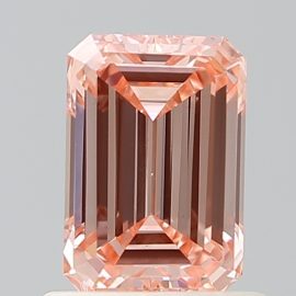 1.01 Carat - FANCY INTENSE - PINK - VVS2 - Cut - EMERALD