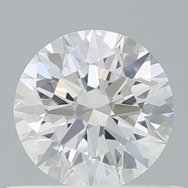 0.56 Carat - D - VVS2 - Cut - ROUND