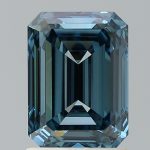 1.84 Carat - FANCY VIVID - BLUE - VVS2 - Cut - EMERALD