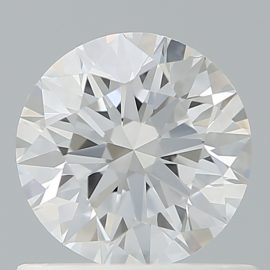 0.77 Carat - D - VVS2 - Cut - ROUND
