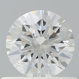 0.58 Carat - D - VVS2 - Cut - ROUND