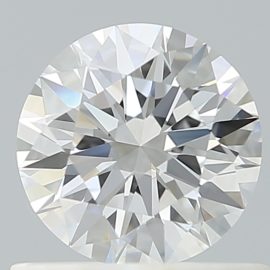 0.66 Carat - D - VVS2 - Cut - ROUND