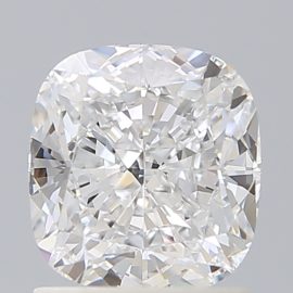 1.63 Carat - E - VVS2 - Cut - CUSHION