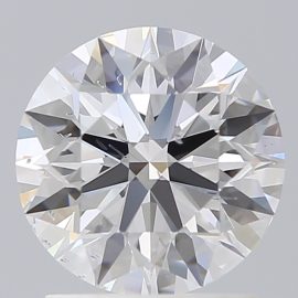 1.66 Carat - D - SI1 - Cut - ROUND