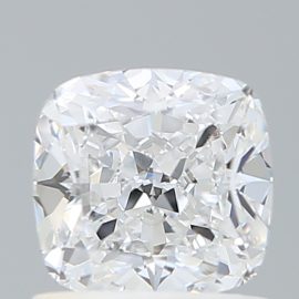 0.91 Carat - D - VVS2 - Cut - CUSHION