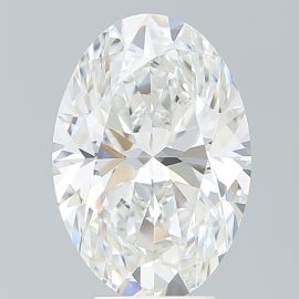 5.29 Carat - F - VVS2 - Cut - OVAL