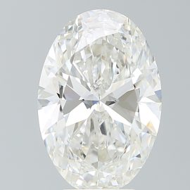 5.43 Carat - F - VVS2 - Cut - OVAL