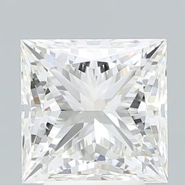 4.09 Carat - G - VVS2 - Cut - PRINCESS