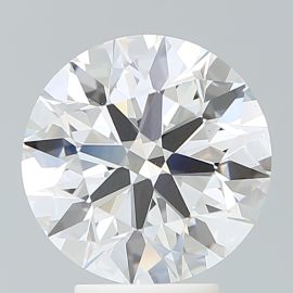 4.25 Carat - F - VVS2 - Cut - ROUND