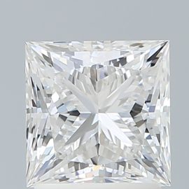 2.07 Carat - E - VVS2 - Cut - PRINCESS