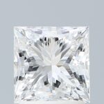 2.06 Carat - E - VVS2 - Cut - PRINCESS