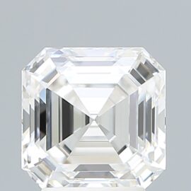 3.09 Carat - D - VVS2 - Cut - ASSCHER