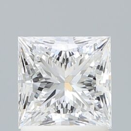 1.56 Carat - D - VVS2 - Cut - PRINCESS