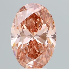 5.08 Carat - FANCY VIVID - PINK - VS1 - Cut - OVAL