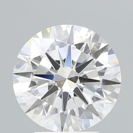 3.71 Carat - F - VVS2 - Cut - ROUND