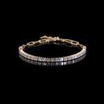 Lab-Grown Diamond Baguette Tennis Bracelet