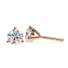 18KT Female Solitaire 1.7 Earring