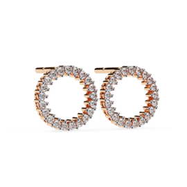 18KT Female Daily Wear 2 Earring