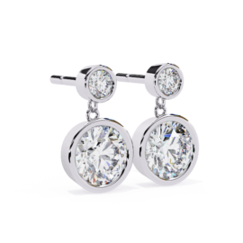 18KT Female Halo 2 Earring