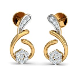 18KT Female Daily Wear 1.3 Earring