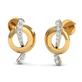 18KT Female Daily Wear 1.5 Earring
